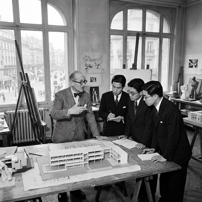 3人の日本人弟子