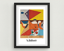 牡牛XVIIIのアートポスター